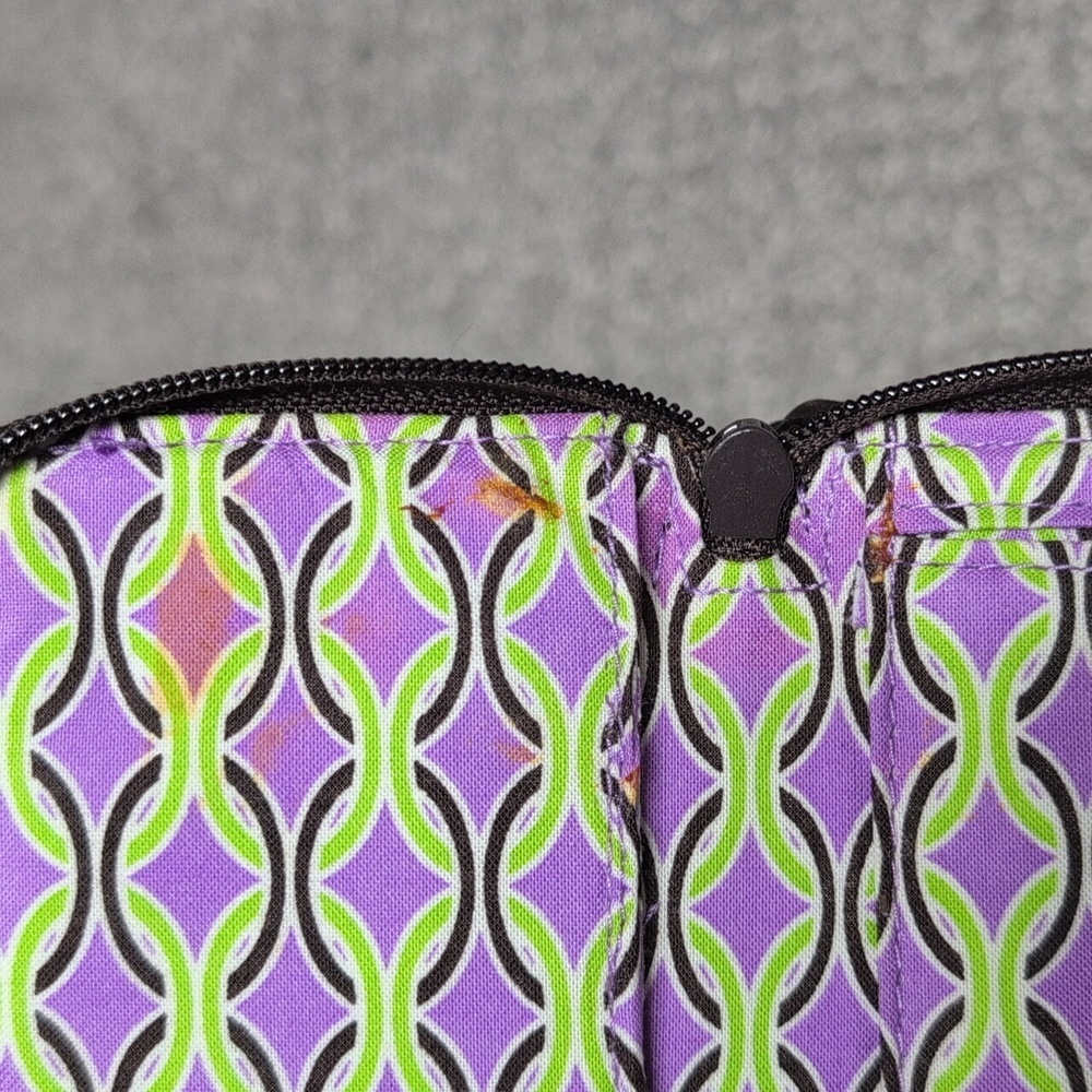 Vera Bradley All In One Wristlet In Purple Punch NWT - Picture 4 of 4